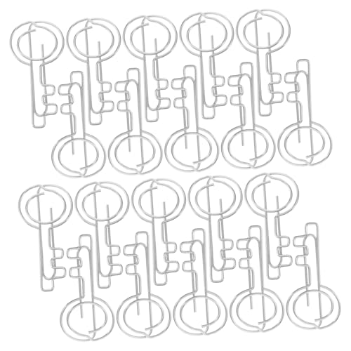 SEWACC 20 Stk Mappe Clips Netz Gel Punkt der Draht Papierklammer kleben Büro Stifte einziehbar Bürodekor büroklammern Büro Zubehör Zettelhalter aus Papier Eisen Silver von SEWACC