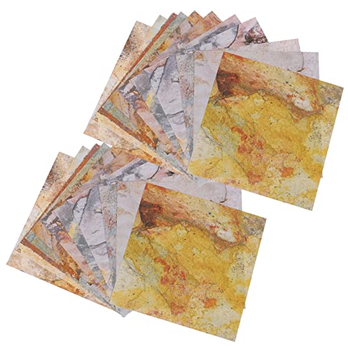 SEWACC 24 Blätter Dekorativer Handkonto -hintergrundpapier Grußkarte Origami Papier Geschenkpapier Papier von SEWACC