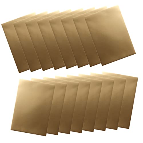 SEWACC 25 Blätter goldener Karton einfarbiges Papier Metallic-Spiegelkarton schimmernder Karton kreativpapier scrapbook paper Origami-Papier Origami für Kinder Papier falten das Papier von SEWACC