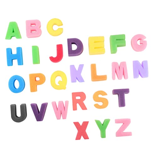 SEWACC 26 Stück Alphabet-Schwammstempel bastelset basteln für DIY Kunstbedarf mit Schwammstempeln Sponge Schwämme Stempel zum Selbermachen Malschwamm selber Machen von SEWACC