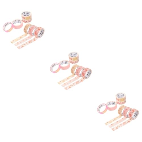 SEWACC 3 Sätze Washi-tape Scrapbooking-zubehör Bastelband Scrapbook-dekor Scrapbook-klebeband Dekorative Klebebänder Druckband Planerband Diy Klebeband Japanisches Papier 7 Rollen * 3 von SEWACC