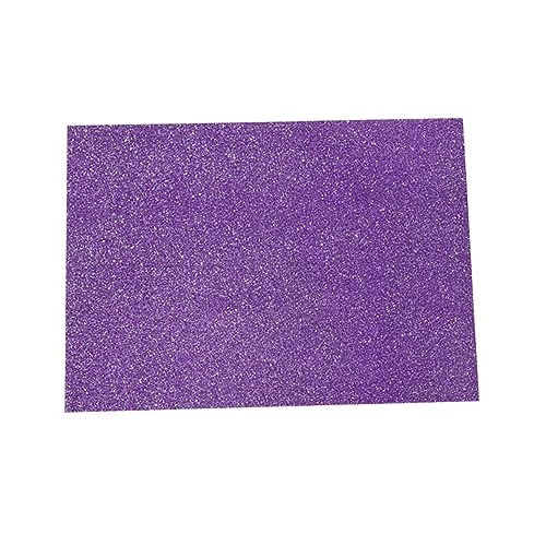 SEWACC 30 Blatt Glitzerpapier Für Diy Bastelpapier Zum Selbermachen Glitzer-konstruktionspapier Himmelblaues Glitzerpapier Funkelndes Glitzerpapier Lila A4-papier Geschenkpapier Violett von SEWACC