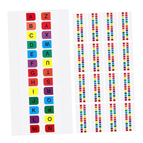 SEWACC 30 Blatt Index-label Markierungen Registerkarten Tab-teiler Papier Alphabet-aufkleber Pastellfahnen Dateiteiler Textmarker Tisch Etiketten Aufkleber Planer-aufkleber Das Haustier von SEWACC