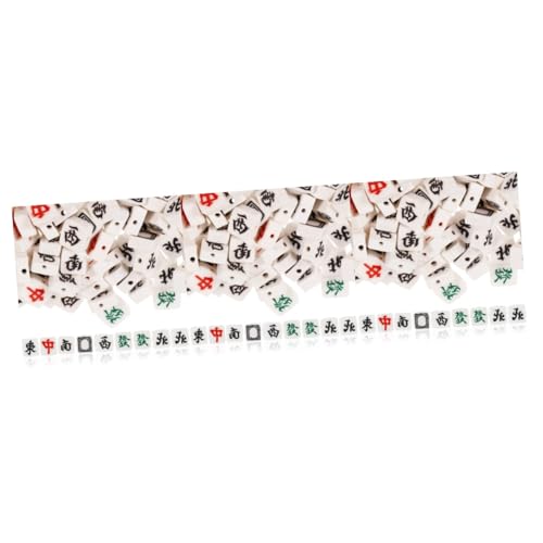 SEWACC 300 Stk Mahjong-Perlen Schmuck Tonperlen modern Bausatz Tonperlen Schmuckperlen Masse bastelmaterial bastel materialien DIY-Perlen Perlen zur Schmuckherstellung Polymer-Ton von SEWACC