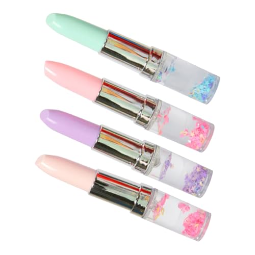 SEWACC 4 Stück Lippenstift Gelstifte Kugelschreiber Gelstifte Farbige Lippenstifte Einzigartige Stifte Neuartige Stifte Lippenstiftstifte Partygeschenke Lustige Stifte Kreative von SEWACC