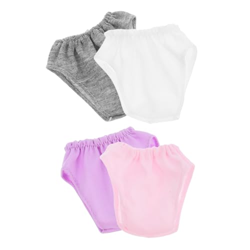 SEWACC 4 Teiliges Puppenkleidungsset Pflanzenpuppe Kaninchen Set Puppenleggings Set Möbel Puppenhausschuhe Miniaturpuppe Kaninchen Zubehör Set Kleidung Puppenwerkzeug Puppe von SEWACC