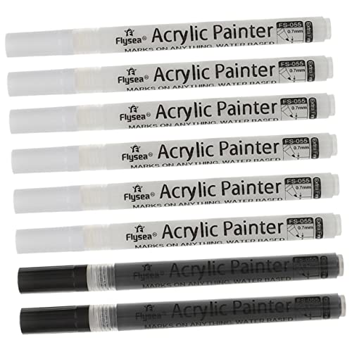 SEWACC 40 Stk Acrylmarker acyllackfarbe stifte schreibutensilien permanent-marker Glatter Farbauftrag Stifte zum Schreiben Graffiti-Tinte Acrylfarben-Marker Farbstifte Farbmarkierungen von SEWACC