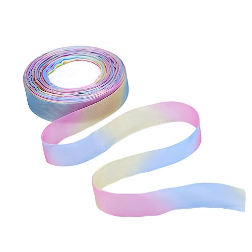 SEWACC 50 Durchsichtiges Organzaband Transparentes Band Aus Regenbogen-seidenband Geschenkband Schimmerndes Band von SEWACC