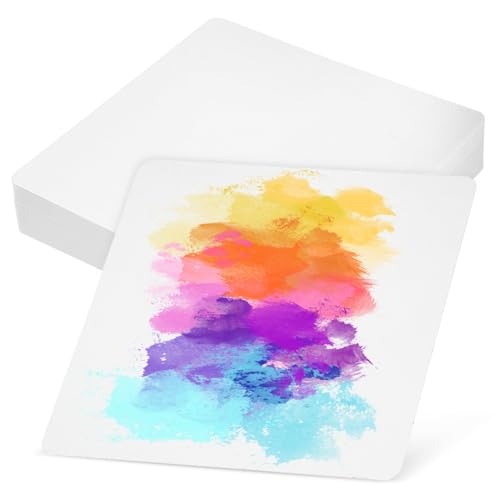 SEWACC 50 Stück Aquarellpapier Highlight-board Papier Zum Malen Von Kindern Farbblock Aquarellzubehör Zeichenpapier Zubehör Für Die Kartenherstellung Malpapier Für Weiß von SEWACC