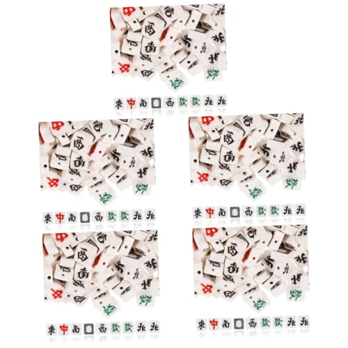 SEWACC 500 Stk Mahjong-perlen Perlen-kit Mahjongg Schmuck Tonperlen Modern Herstellung Von Armbändern Aus Tonperlen Schmuckperlen Masse Mahjong-ohrringe Anhänger Aus Tonperlen Polymer-ton von SEWACC