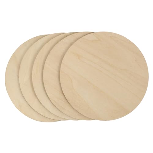 SEWACC 5st Runde Holzspäne Kleiderbügel Zum Dekorieren Diy Liefert Leere Schilder Für Das Handwerk Diy & Handwerk Diy-material Baum Runden Zeichen Holzbretter Selber Machen Khaki Hölzern von SEWACC