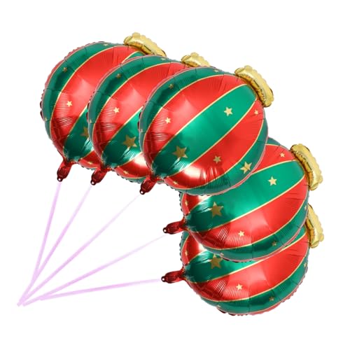 SEWACC 5st Weihnachtsballons Aufblasbarer Folienballon Party-layout-ballon Dekorativer Luftballon Dekorationen Für Partyballons Dekorativer Partyballon Party-ballon-dekor Aluminiumfolie von SEWACC