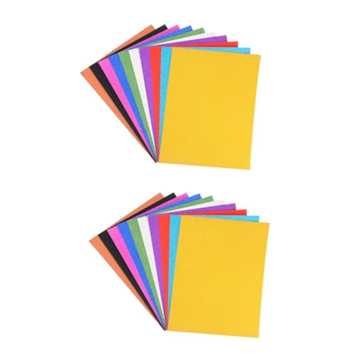 SEWACC 60 Stück Aufkleberpapier Selbstklebendes Papier Kunstaufkleber Glitzerpapier Bastelpapier von SEWACC