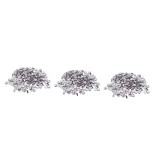 SEWACC 600 Stk Perlen Rondell Spacer Charm Perlen in Zufälliger Farbe Perlensets Halskette Mit Strasssteinen Farbige Diamantperlen Löcher Abstandsperlen Gefärbte Perlen von SEWACC