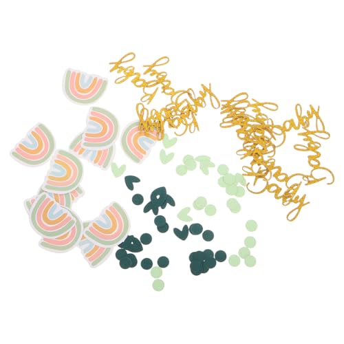 SEWACC 60st -konfetti Vorspeisenteller Lustig Vitrine Anzeige Tischkonfetti Babyparty Grünes Konfetti Babyparty Konfetti Tischkonfetti Hochzeit Konfetti Für Die Babyparty Papier von SEWACC