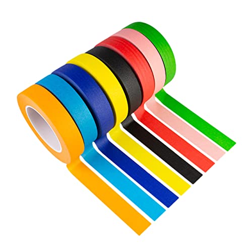 SEWACC 8 Rollen Regenbogen-Washi-Tape farbiges klebeband regenbogenband dekorative Scrapbooking-Klebebänder auto klebeband Scrapbooking-Bänder dekoratives Klebeband zum Basteln Plastik von SEWACC