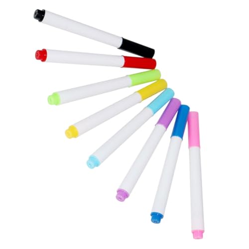 SEWACC 8st Löschbarer Whiteboard-marker Tragbare Whiteboard-marker Trocken Abwischbare Whiteboard-marker Farbige Markierungen Tragbarer, Trocken Abwischbarer Marker Plastik von SEWACC