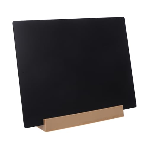 SEWACC Desktop-Tafel write board message board Memoboard dekorplatte zeichentusche löschbare Tafel Kreidetafel Schild Memo-Tafel Speichern Sie die Nachrichtentafel Tisch Tafel Abs Black von SEWACC