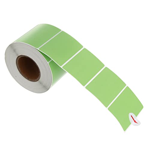 SEWACC Etiketten Aus Thermopapier Aufkleberetiketten Für Drucker Klebeetiketten Thermischer Aufkleber Thermische Aufkleber Auflösbare Etiketten Aufkleber Für Druckeretiketten Leer Green von SEWACC