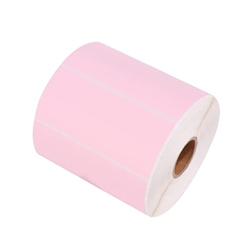 SEWACC Klebeetiketten magnetischer Stifthalter-Clip Farbetiketten abnehmbares Namensetikett Klebstoff behälter boxen markierer aufkleber Papieretikett selbstklebendes klebeetikett Rosa von SEWACC