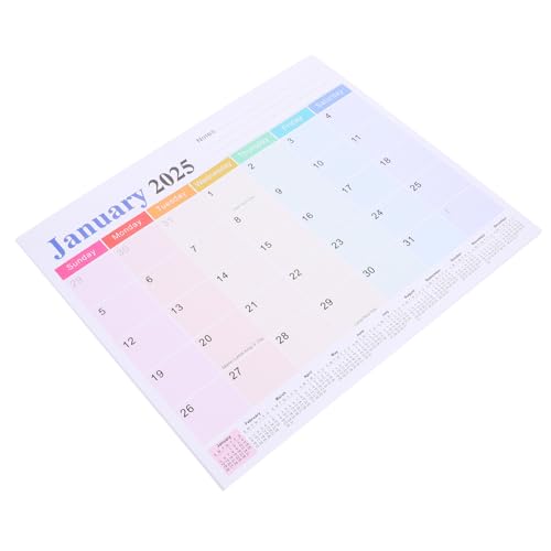 SEWACC Magnetische Kalendertafel Thematisiert Bindemittel Monatlich Tischkalender 2024 Magnetischer Notizblock Für Den Kühlschrank Draht Markierungen Liste Gegenwärtig Wickler Gruß Papier von SEWACC