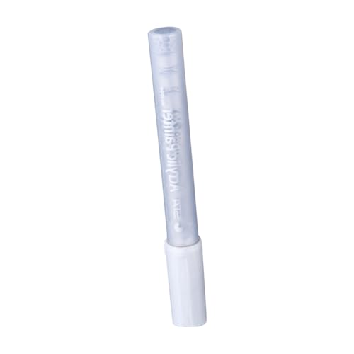 SEWACC Markierungsstifte auf Wasserbasis wasserfester Stift wasserfeste Markierungsstifte Lipgloss-Marker acrylic pen plastiktisch rochit acrylmarker stifte Acrylstifte für Maler Silver von SEWACC