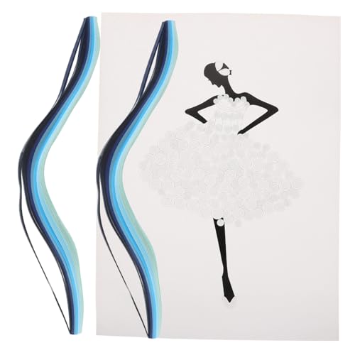 SEWACC Paper Quilling Set Linienvorlagen und Mehrfarbige Papierstreifen für Präzises Basteln Leichtes DIY Materialpaket für Quilling Kunsthandwerk und Scrapbook Dekoration SEWACC Paper Quilling Set Linienvorlagen und Mehrfarbige Papierstreifen für Präzises Basteln Leichtes DIY Materialpaket für Quilling Kunsthandwerk und Scrapbook Dekoration von SEWACC