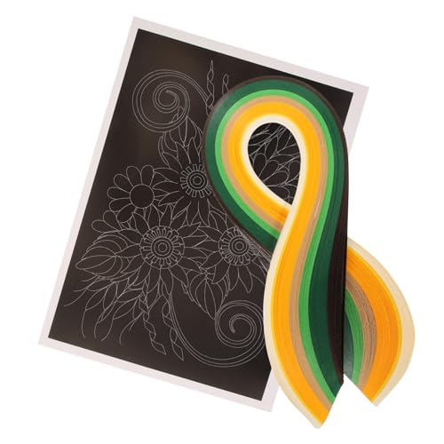 SEWACC Quilling Materialset mit Bunten Papierstreifen Teilig für DIY Handwerk Basteln für Erwachsene Leicht Kompakt für Blumen und Dekorationsprojekte SEWACC Quilling Materialset mit Bunten Papierstreifen Teilig für DIY Handwerk Basteln für Erwachsene Leicht Kompakt für Blumen und Dekorationsprojekte von SEWACC