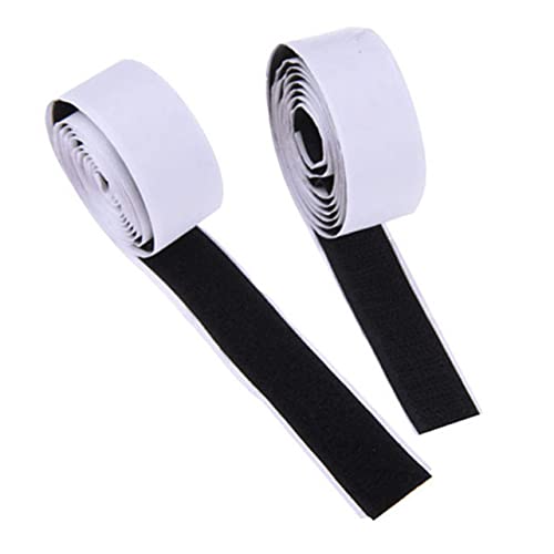 SEWACC Selbstklebendes Klettband Schwarz Doppelseitiges Strapazierfähiges Nylon Klettverschlussband Flexibel Vielseitig Einsetzbar für Kabelbefestigung Industrie Möbel und Elektronik SEWACC Selbstklebendes Klettband Schwarz Doppelseitiges Strapazierfähiges Nylon Klettverschlussband Flexibel Vielseitig Einsetzbar für Kabelbefestigung Industrie Möbel und Elektronik von SEWACC