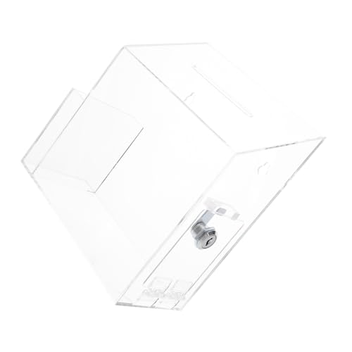 SEWACC Wahlurne aus Acryl Spende Dose Handelskarteninhaber Spendenboxen für Geld Transparent SEWACC Wahlurne aus Acryl Spende Dose Handelskarteninhaber Spendenboxen für Geld Transparent von SEWACC