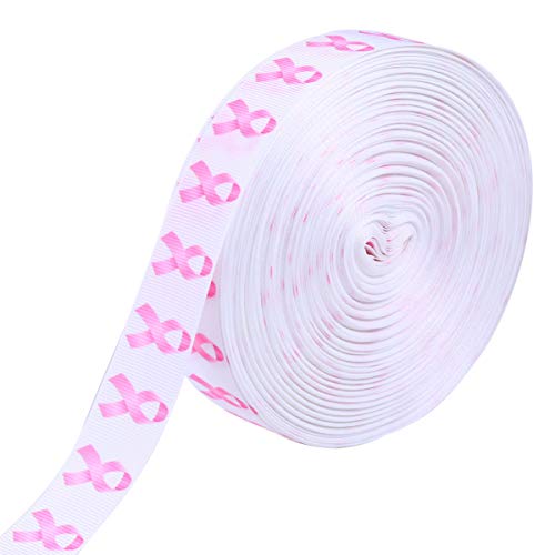 SEWACC rosa Schleife Bänder für Ripsband DIY-Bastelband handwerklich bedrucktes Band rosa Bänder scheckheft scrapbbok geschenkband Geschenkstreifen Brustkrebsbewusstseinsbänder SEWACC rosa Schleife Bänder für Ripsband DIY-Bastelband handwerklich bedrucktes Band rosa Bänder scheckheft scrapbbok geschenkband Geschenkstreifen Brustkrebsbewusstseinsbänder von SEWACC