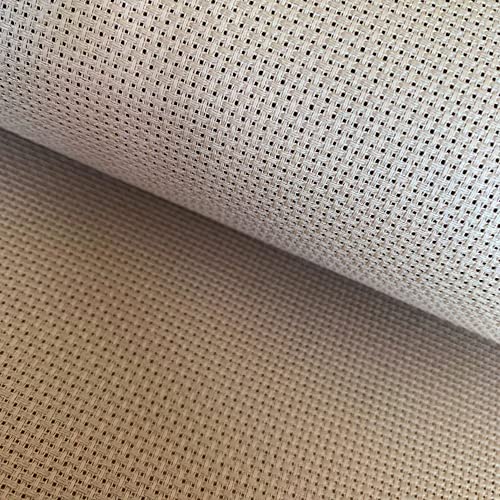 14CT Aida-Stoff-Stickerei, Kreuzstich-Stoff, Khaki, 150 x 100cm von SEWCRANE