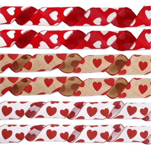 3 Rollen Liebesband seidenband ribbon wrapping Schleife farbband Party grünes Band orangefarbenes Band valentinstag bänder Valentinsband zum Verpacken von Geschenken Polyester SEWOART von SEWOART