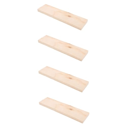 4 Blatt Pfirsichfarbene Holzbretter DIY Holzbrett Unbemalte Holzausschnitte Holztafeln Zum Basteln Holzspäne Holzausschnitte Ornament Bastelholzbretter DIY SEWOART von SEWOART