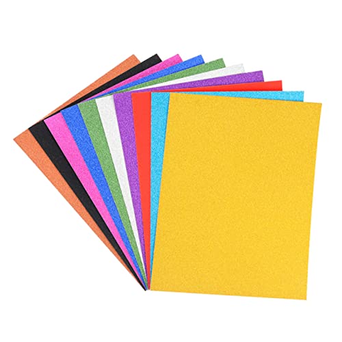 40 Blätter Handgefertigtes Goldpulverpapier Karton Farbig Geschenkpapier Schmuckhandwerk Für Erwachsene Origami-sternenpapier Glitzerpapier Glitzerkarton Kartonpapier Diy Liefert SEWOART von SEWOART