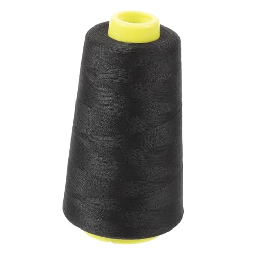 SEWOART 1 Draht Nähen Stickmaschine Nähgarn Nähen Von Polyester Nähmaschinenfaden Querfaden Stickerei-starter-kit Polyesterfaden Stickspulen Nähnadel Einfädler Perlenschnüre Webset Black von SEWOART