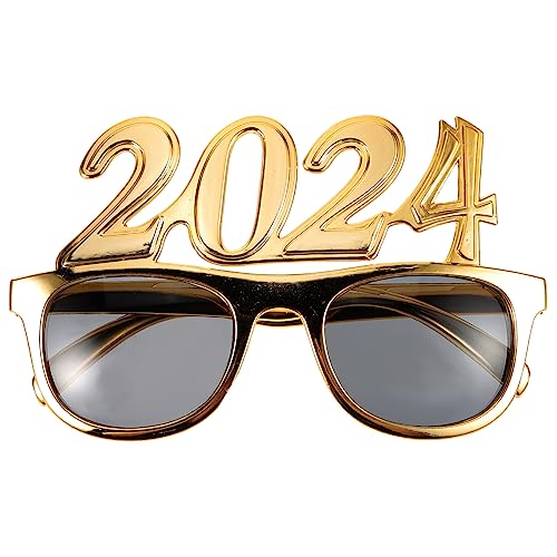 SEWOART 1 Paar Digitales Auge Jährliche Konferenz Requisiten Party Brille Neujahrsparty Dekorationen Neujahrszubehör Leistungs Requisiten 2024 Entworfene Brille Party Brille von SEWOART