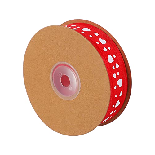 SEWOART 1 Roll-geschenkpaket-ribbon-liebesmuster-band-hochzeits- -ribbon von SEWOART