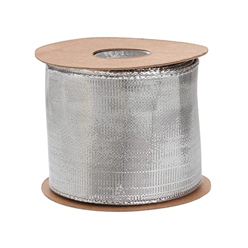 SEWOART 1 Rolle Helles Zwiebelgewebe Garnband Weißes Band Füllung Aus Geschreddertem Papier Spitzenband Organisator Der Papieraufbewahrung Grünes Band Schleife Silver Metallische Linie von SEWOART