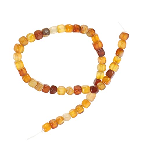 SEWOART 1 Saite Verstreute Perlen edelsteine gemuse gemstone beads Schmuckbasteln edelstein schmuck Perlenkette Handschmuck Perlen für DIY Armbänder DIY Perlen Perlen-Anhänger Achat Brown von SEWOART