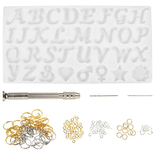 SEWOART 1 Satz Alphabet-Die-Set DIY-Kits Brief Anhänger Formen für Schlüsselanhänger Schmuckset buchstaben anhänger buchstaben kettenanhänger Alphabet-Anhängerform Silikonformen Kieselgel von SEWOART