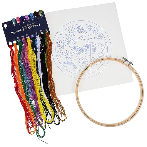 SEWOART 1 Satz Kreuzstich Stanznadel-Kits Kunst- und Bastelset Strickset für Erwachsene Stickset zum Üben Nähsets embroidery kit embroidery set Starter-Sticksets Muster-Sticksets Polyester von SEWOART