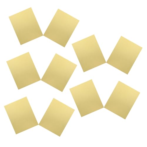 SEWOART Einseitiges Kartonpapier in Gold Im A4-format 10er-pack Für Handgefertigte Karten Verpacken Und Scrapbooking von SEWOART