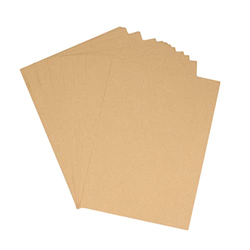 SEWOART 100 Blatt A4 Kraftpapier Retro Optik Blanko Vintage Briefpapier Für Kreative Schreibprojekte Ideal Verpackungsmaterial Oder Für Blumeneinwickelpapier von SEWOART