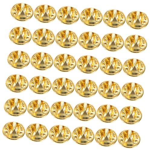 SEWOART 100 Stk Pin-schmetterlingshut Schlüsselanhänger-accessoires Für Damen Glitzernde Schlüsselanhänger Bling Herz Schlüsselanhänger Vintage-stifte Spa-arbeitskleidung Golden Kupfer von SEWOART