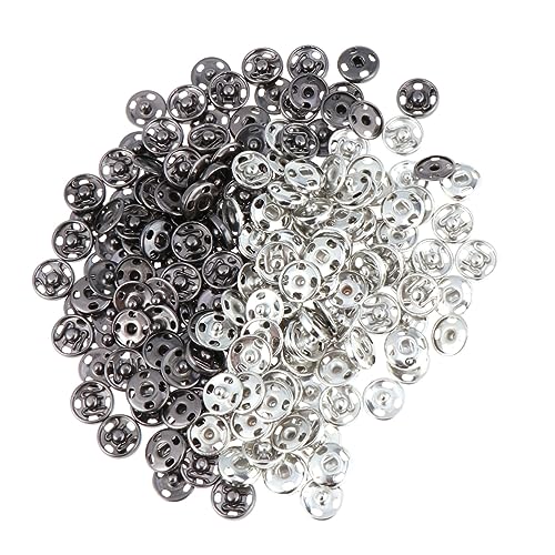 SEWOART 100 Stück Druckknöpfe Magnetische Knöpfe Nieten Set Druckknopf Ersatz Set Knopf Einstellwerkzeug Druckknopf Werkzeug Druckknopf Set Schwarze Knöpfe Druckknopf Knöpfe von SEWOART