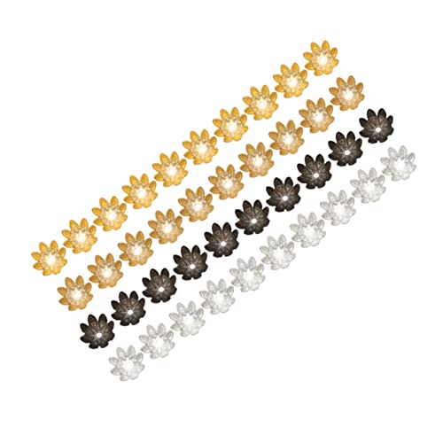 SEWOART 10mm DIY Zubehör Material Blumen Kappen Spacer Caps Für Schmuck Basteln Bunten Farben Vintage Bead Caps Für Kreative Projekte Und Schmuckherstellung von SEWOART