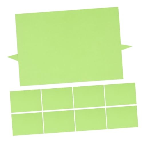 SEWOART 10st Kartenvorrat Karton Weihnachten Weihnachtlicher Farbiger Karton Weihnachtsfarbener Karton Buntes Kartenmaterial Bastelkarton Farbige Pappe Farbkarton Papier Green von SEWOART