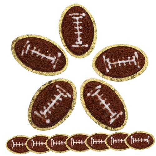 SEWOART 12St Fußball-Patch repair patch bastelzubehör Patch-Design bügelbilder Jacken-Patch Kleidungsflecken für den täglichen Gebrauch kleine Kleiderflicken Mantel-Accessoire Polyester von SEWOART