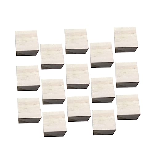 SEWOART 15 Stück Kleine Holzwürfel Leere Puzzle Quadratische Blöcke Für Die Herstellung Von Puzzles 3D Puzzles Fotoblöcke DIY Linde Zum Schnitzen Von DIY Projekten Unvollendete DIY von SEWOART